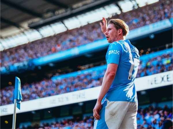 Manchester City midfielder Kevin De Bruyne. (Picture: Manchester City/X)