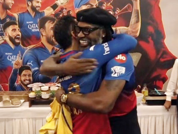 Chris Gayle and Virat Kohli. (Photo- RCB Instagram)