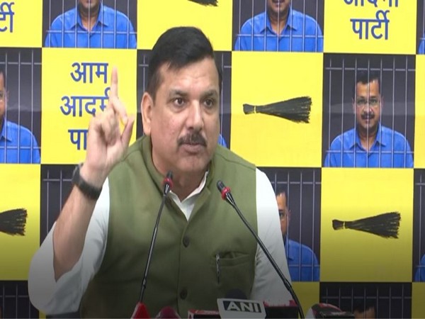 Aam Aadmi Party (AAP) leader Sanjay Singh (Photo/ANI)