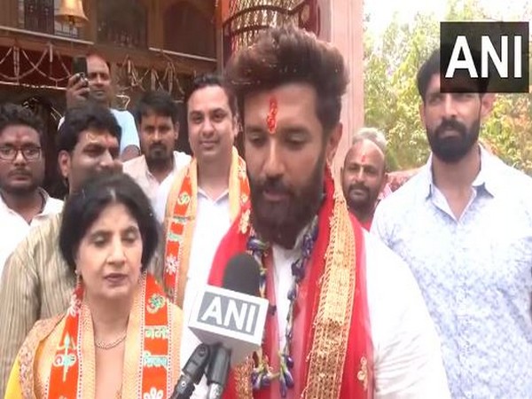 LJP (Ram Vilas) chief and candidate from Hajipur Lok Sabha seat Chirag Paswan (Photo/ANI)