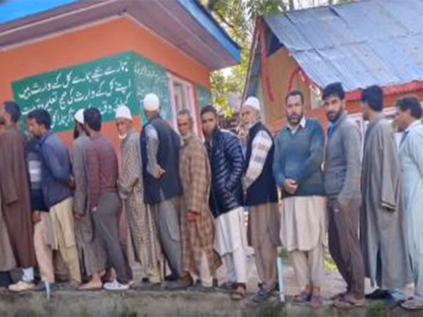 People standing in queue to vote in Baramulla (Photo/ECI)