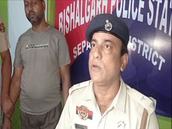 Local police station in-charge of Bishalgarh Police Station Rana Chatterjee (Photo/ANI)