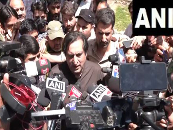 Jammu and Kashmir People's Conference (JKPC) chairman, Sajad Lone (Photo/ANI)