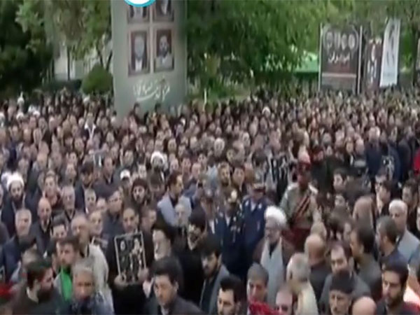 Grab of the funeral ceremonies held for late Iranian President Raisi (Image credit: Press TV)