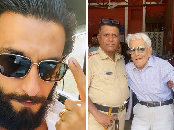 Ranveer Singh and his grandfather (Image source: Instagram)