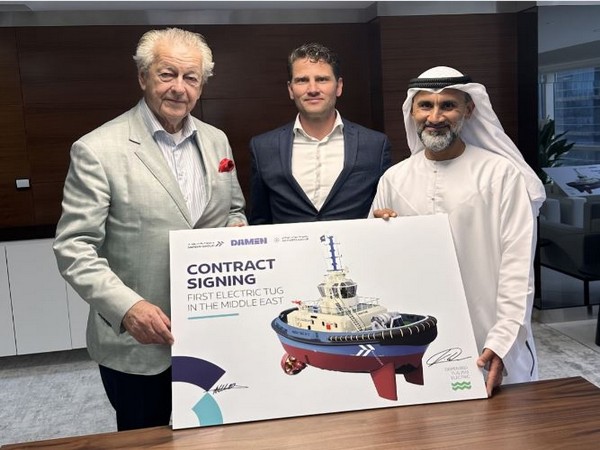 ‘SAFEEN’ trials first electric tug in Middle East for Marine Services fleet (Photo/WAM)
