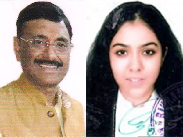 BJP's Sanjay Seth and Congress' Yashaswini Sahay (Photo/ANI)