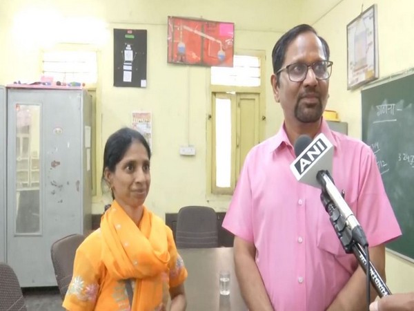 Geeta with her translator Gajendra Prohit (Photo/ANI)