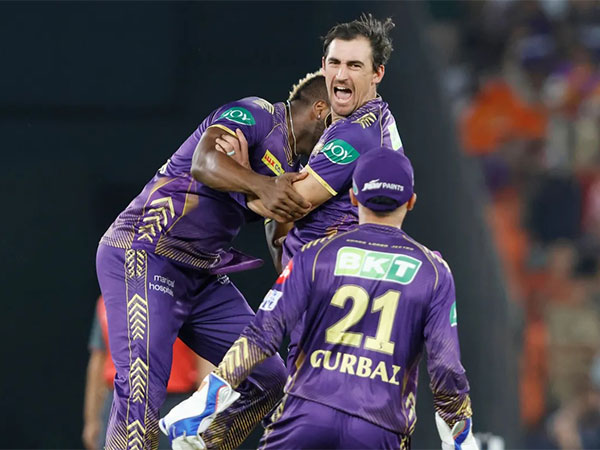 Mitchell Starc celebrating his wicket. (Picture: IPL)