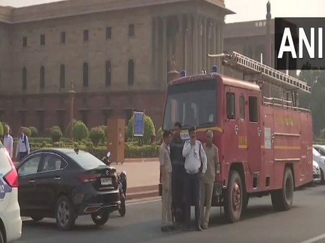 Visual from Delhi's North Block. (Photo/ANI)