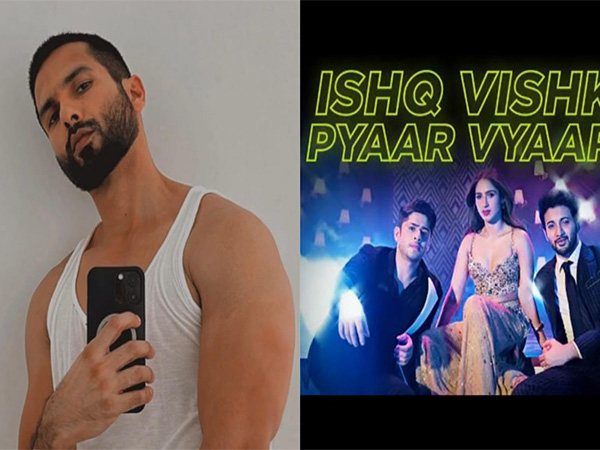  Shahid Kapoor, Ishq Vishk Pyaar Vyaar song poster (image source: Instagram)