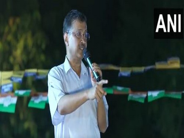 Kejriwal holds a campaign event in Delhi. (File Photo/ANI)