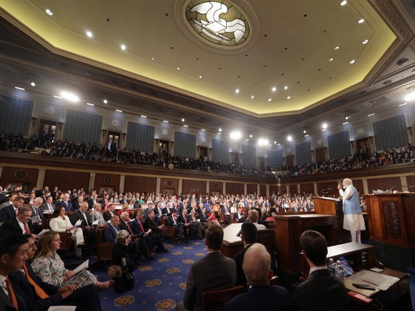 Prime Minister Narendra Modi addresses the US Congress on June 23, 2023 (Photo/X@narendramodi)