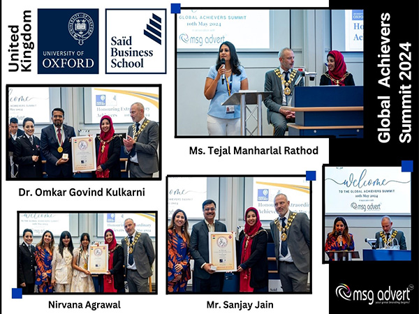Msg Advert Pvt Ltd Celebrates Successful 52nd International Summit & Awards