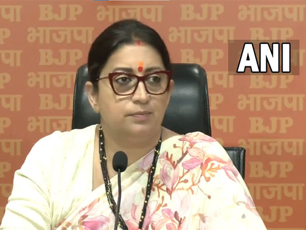 Union Minister Smriti Irani (Photo/ANI)