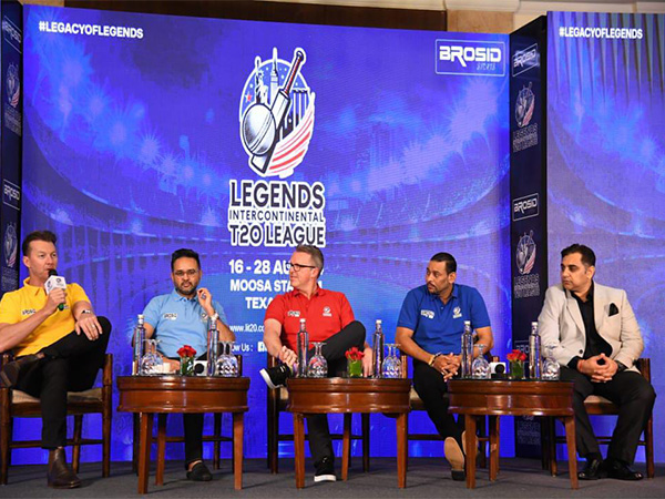 Brett Lee, Parthiv Patel, Graeme Swann, Tillakaratne Dilshan at launch of Legends Intercontinental T-20 League (Image: LIT-20)