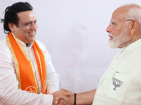Actor Govinda with PM Modi (Image source: Instagram)