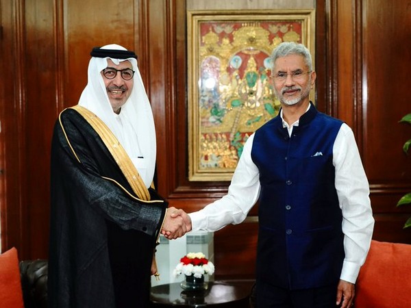 EAM Jaishankar bids farewell to outgoing Saudi Arabia envoy Saleh bin Eid Al-Hussaini (Photo/x@DrSJaishankar)