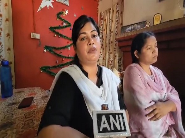 Relative of Ayesha Shirin Roy, Indian student stuck in Kyrgyzstan (Photo/ANI)