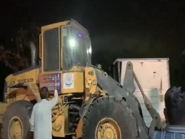 Capital Development Authority demolishes Pakistan Tehreek-e-Insaf's head office in Islamabad, Pakistan (Photo credits: X/@PTIofficial)
