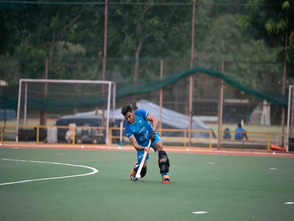 Indian junior hockey team captain Rohit during training session (Image: HI)