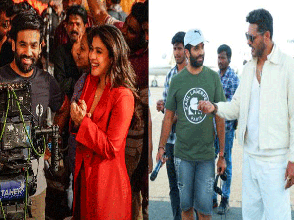 Kajol, Prabhudeva, Charan Tej Uppalapati 