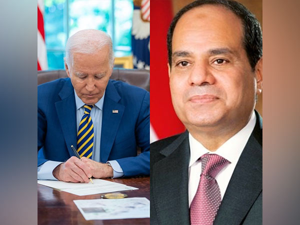 US President Joe Biden (left), Egyptian President Abdel Fattah El-Sisi (Image Credit: X/@POTUS/@AlsisiOfficial)
