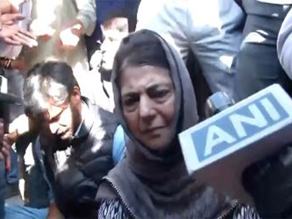 PDP chief Mehbooba Mufti. (Photo/ANI)