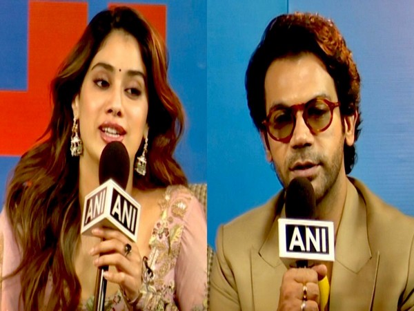 Janhvi Kapoor, RajKummar Rao (Image source/ANI) 