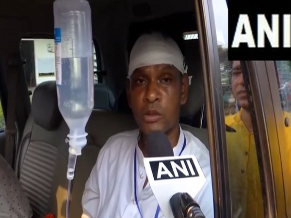 BJP candidate from Jhargram Lok Sabha seat, Pranat Tudu. (Photo/ANI)