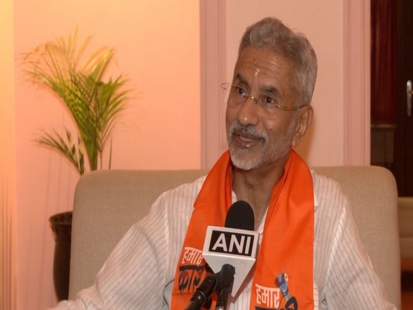 External Affairs Minister S Jaishankar in Varanasi on Sunday (Photo/ANI)