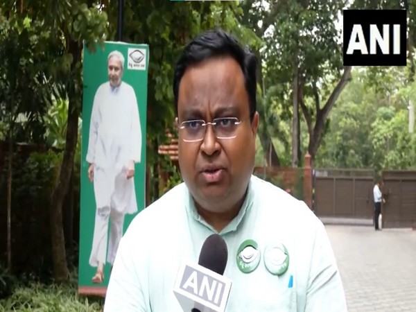 BJD leader Sasmit Patra (Photo/ANI)