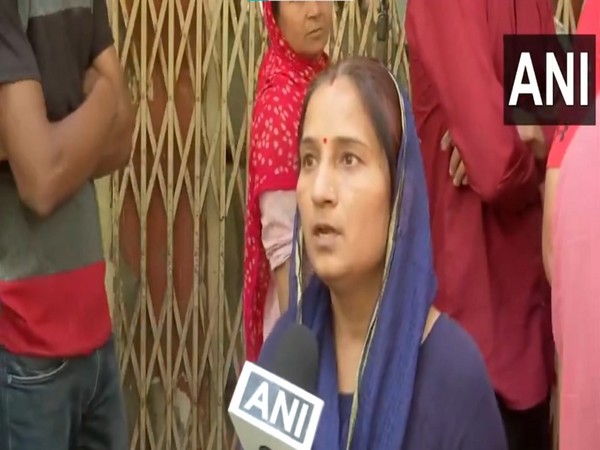 Relative of a newborn baby admitted at the New Born Baby Care Hospital (Photo/ANI)