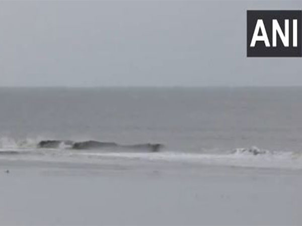(Visuals from Mandarmani Beach (Photo/ANI)