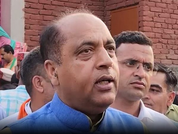 Former Chief Minister of Himachal Pradesh and current Leader of Opposition, Jairam Thakur (Photo/ANI)