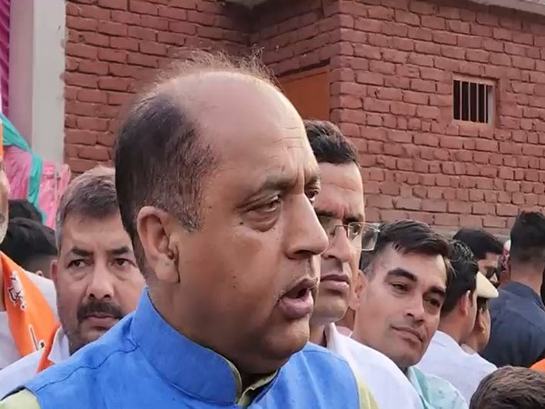 Former Chief Minister of Himachal Pradesh and BJP leader, Jairam Thakur (Image/ANI) 