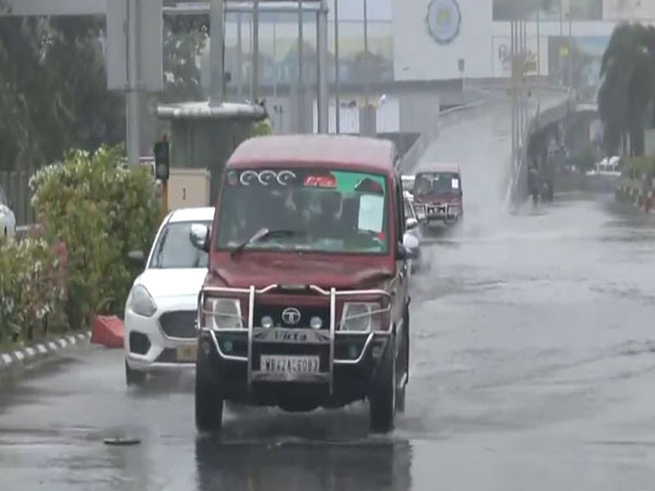 Waterlogging in Kolkata due to Cyclone Remal. (Photo/ANI)