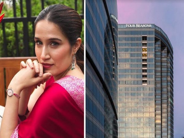 Sagarika Ghatge wears Nebula by Titan's 'Basant' at Four Seasons Festive Showcase of Akutee