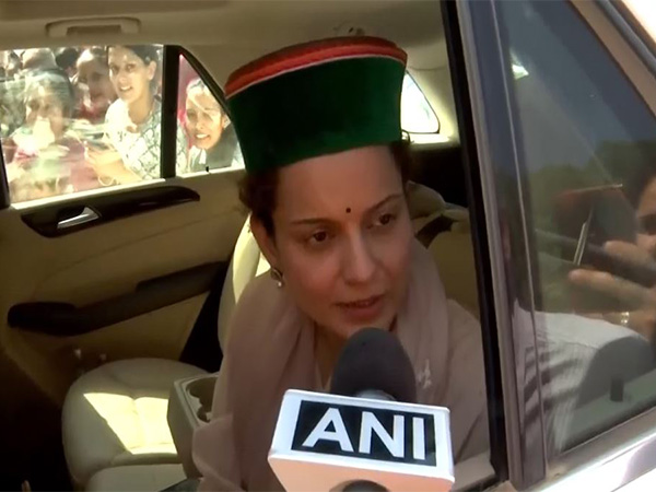 BJP's Mandi candidate Kangana Ranaut (Photo/ANI)