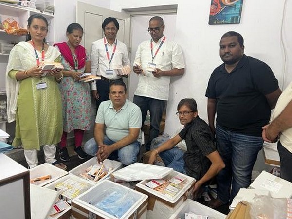 Officials during a raid in Telangana (Photo/ANI)