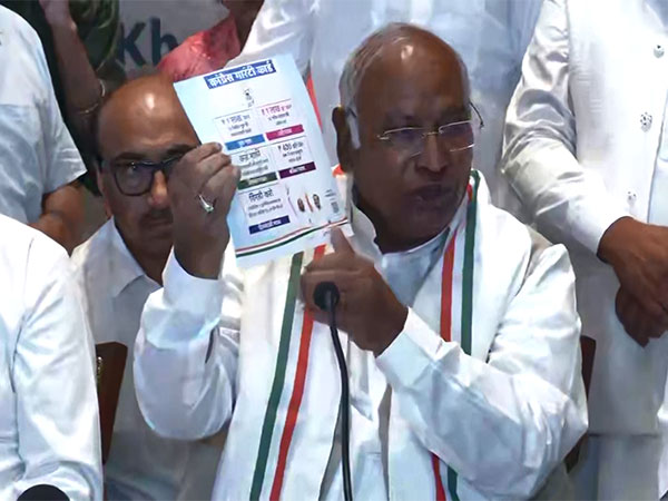 Congress National President Mallikarjun Kharge. (Photo/ANI)