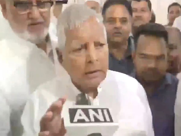 Rashtriya Janata Dal (RJD) chief Lalu Prasad Yadav (Photo/ANI)