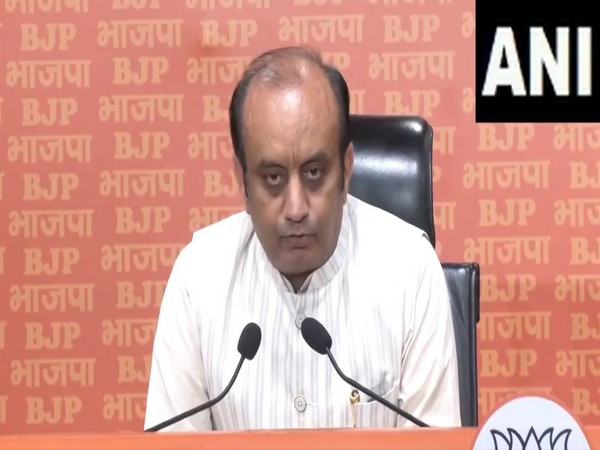 BJP MP and party's national spokesperson, Sudhanshu Trivedi (Image/ANI)