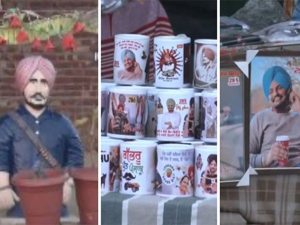 Moosa village on the eve of the late Punjabi singer Sidhu Moosewala’s death anniversary. (Photo/ANI)