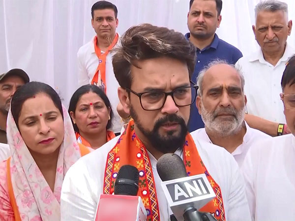 BJP candidate Anurag Thakur. (Photo/ANI)