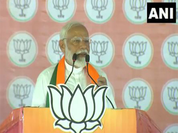 Prime Minister Narendra Modi addressing a public rally in Balasore (Photo/ANI)