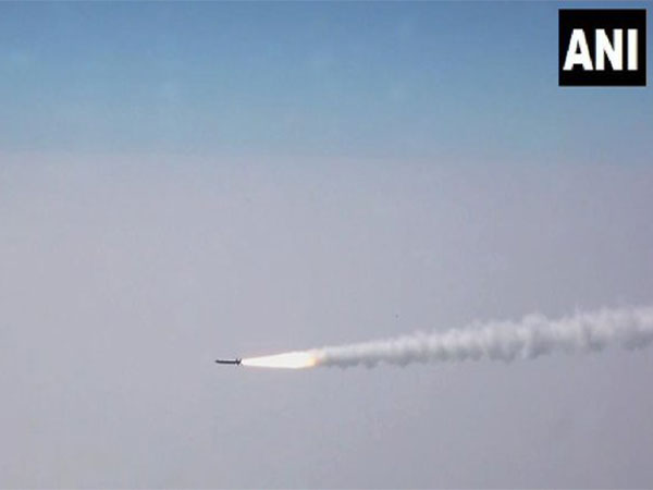 Visual of test-flight conducted by DRDO (Photo/ANI)