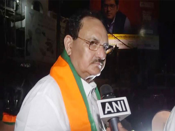 BJP National President JP Nadda in Kolkata (Photo/ANI)
