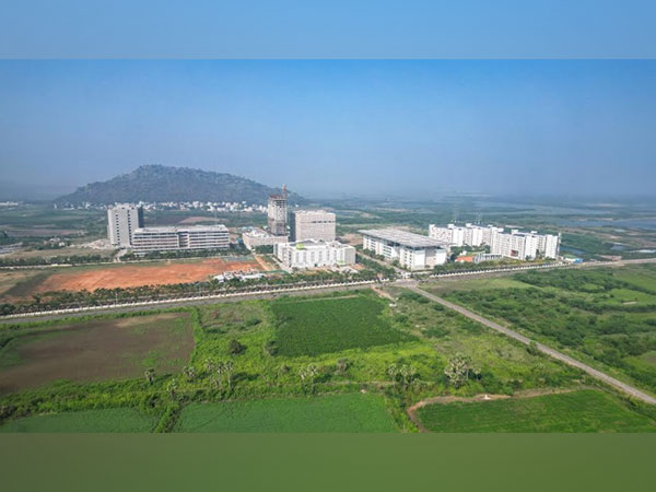 A bird's eye-view of SRM University-AP