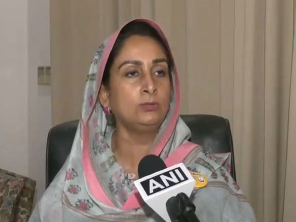SAD MP from Bathinda Harsimrat Kaur Badal (Photo/ANI)